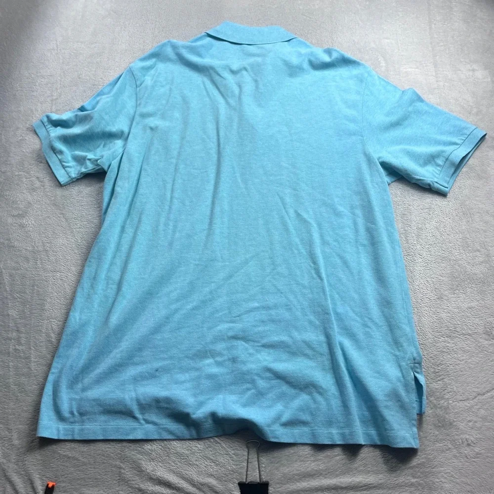 Polo Ralph Lauren Mens 2XB Big Heather Blue Short Sleeve‎ Pony Logo Polo Shirt